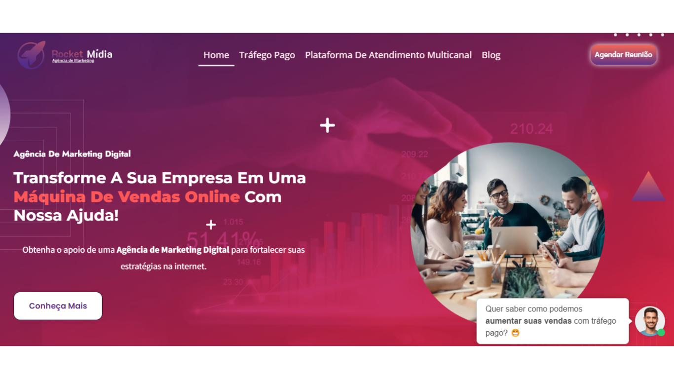 agencia de trafego pago - rocket midia
