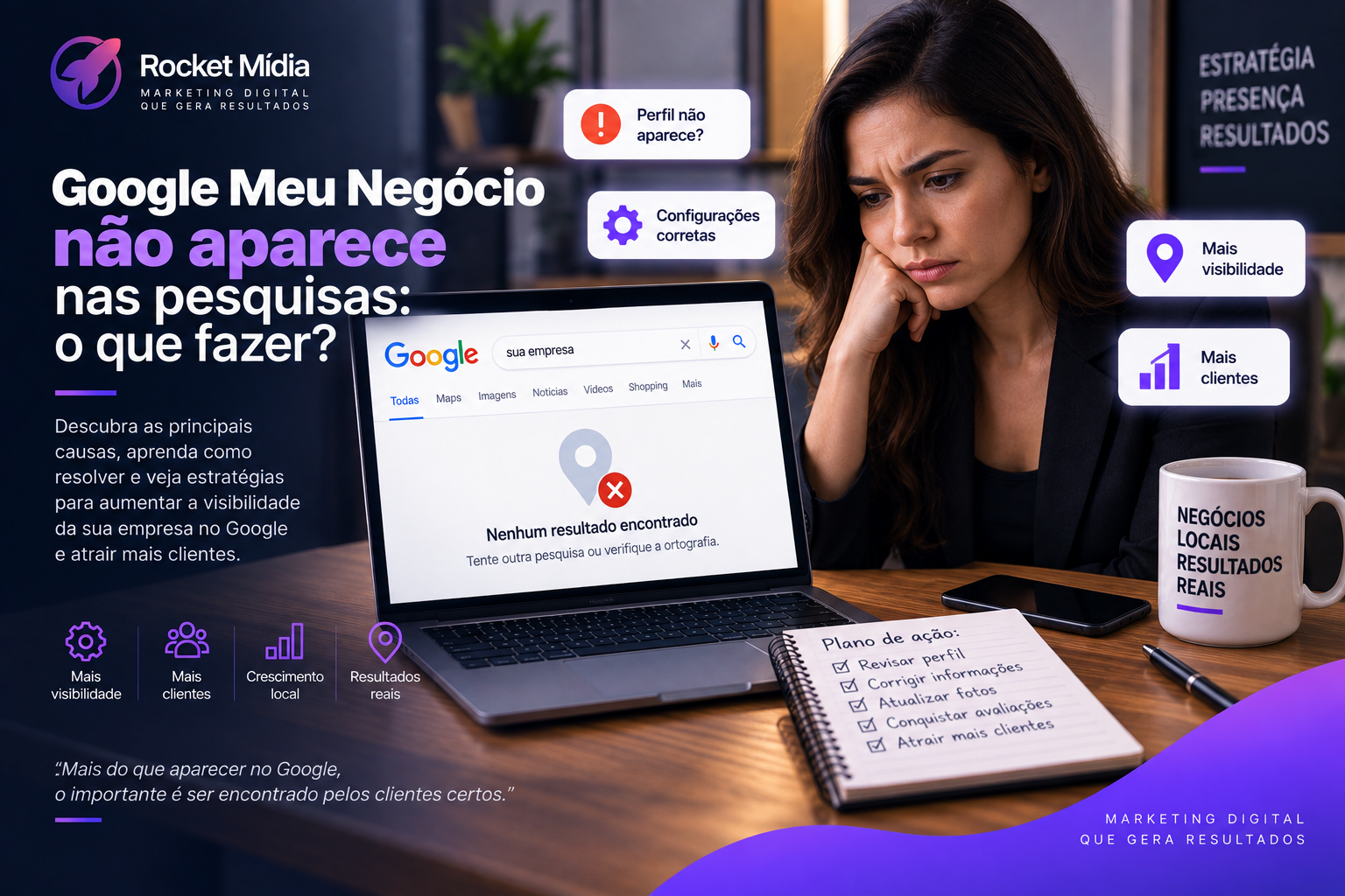 Google Meu Negócio não aparece nas pesquisas: o que fazer?