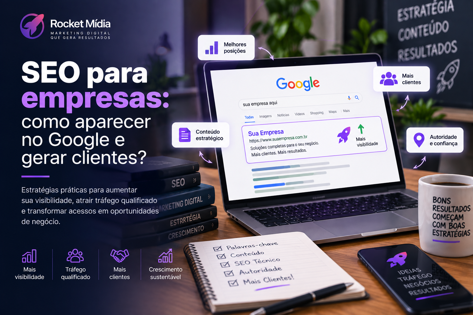 SEO para empresas: como aparecer no Google e gerar clientes?